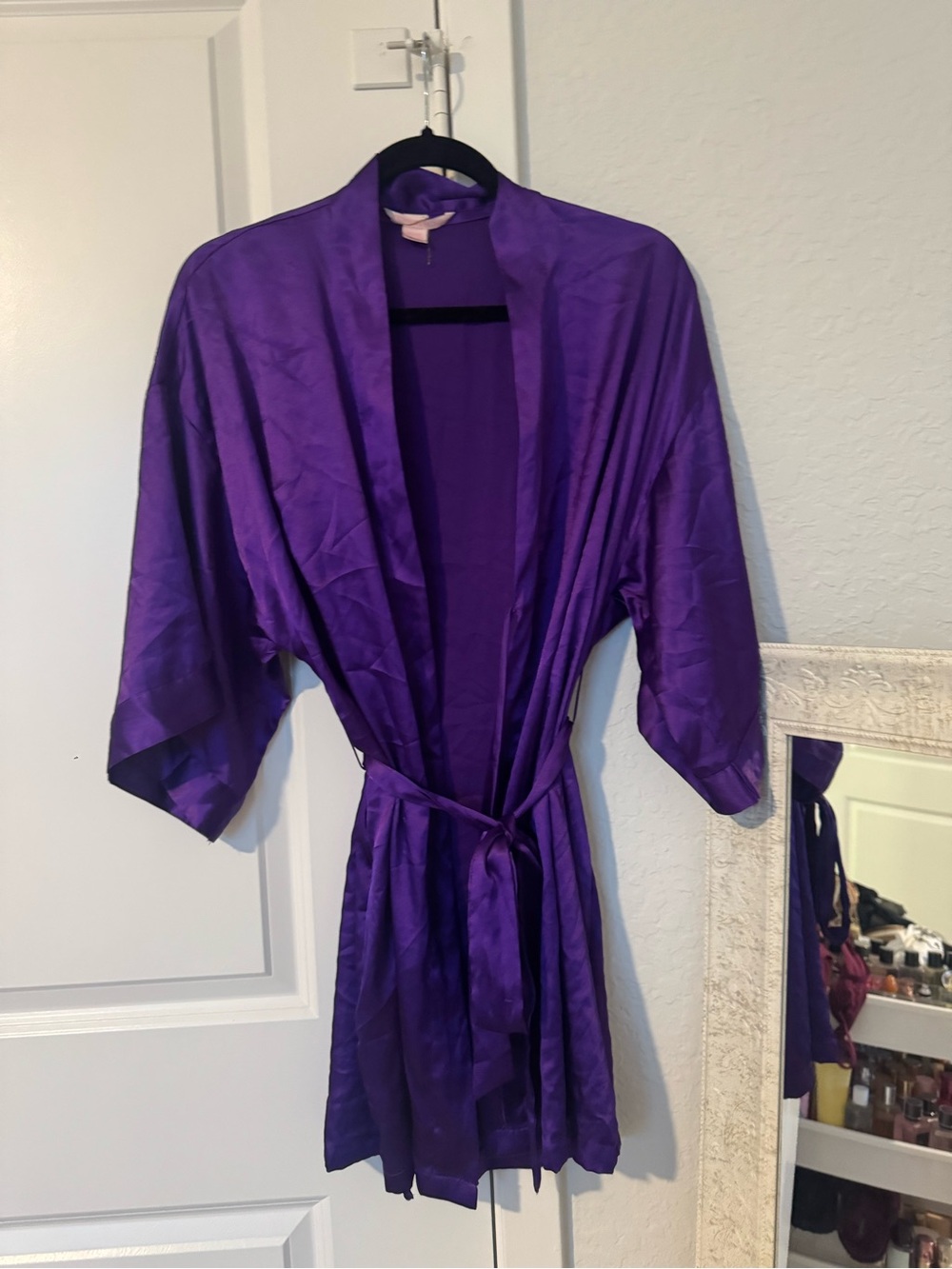 Victoria’s Secret royal purple satin robe - vintage